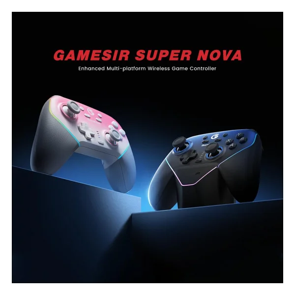 Gamesir Super Nova Mavi Kablolu/Kablosuz Oyun Kolu - Görsel 4