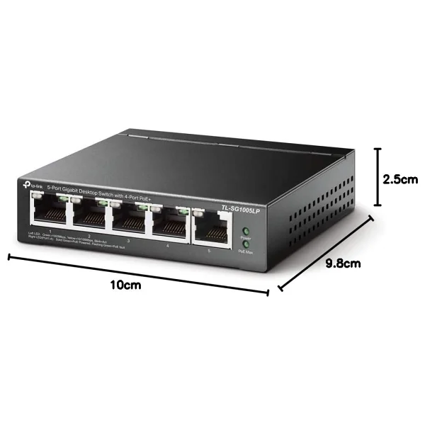Tp-Link Tl-Sg1005lp 5 Port 10/100/1000 Mbps Gigabit Switch - Görsel 10