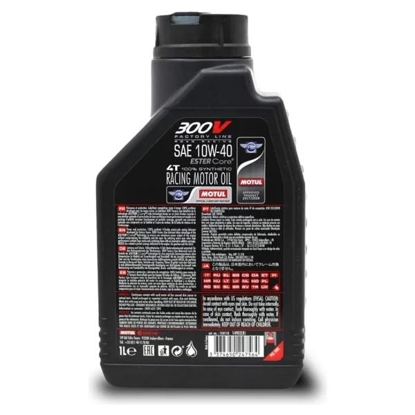 Motul 300v Factory Line Road 10w-40 4t 1 Lt Motosiklet Yağı - Görsel 2
