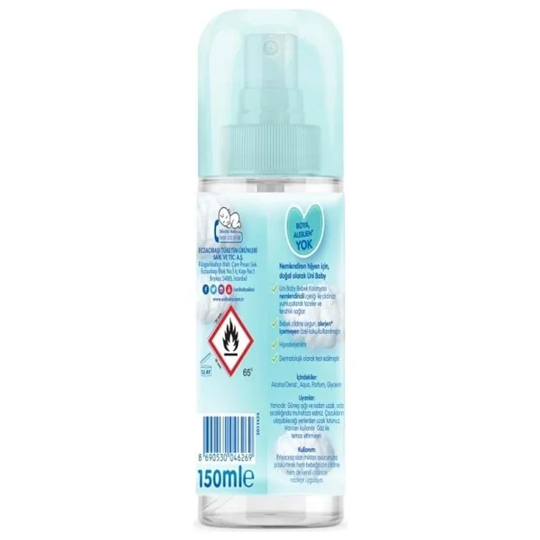 Uni Baby Bebeksi Dokunuş Bebek Kolonyası 150 Ml 9 Adet - Görsel 2