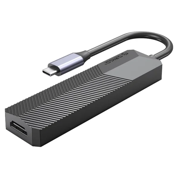 ORICO Type-C Bağlantılı 2 USB Portlu 4K 30 Hz HDMI TF SD Docking Station Çoğaltıcı Siyah - Görsel 4