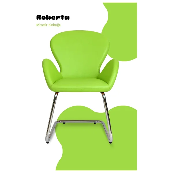 Bürocci Roberta Misafir Koltuğu Yeşil