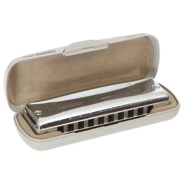 Suzuki Pro Master Diatonic Harmonica İn C, Chrome, Norme - Görsel 3