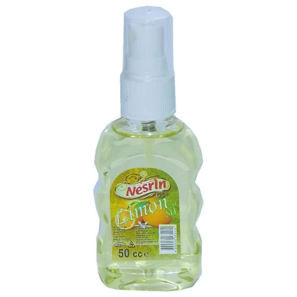 Nesrin Limon 80 Derece Pet Şişe Sprey Kolonya 50 ml - Görsel 4