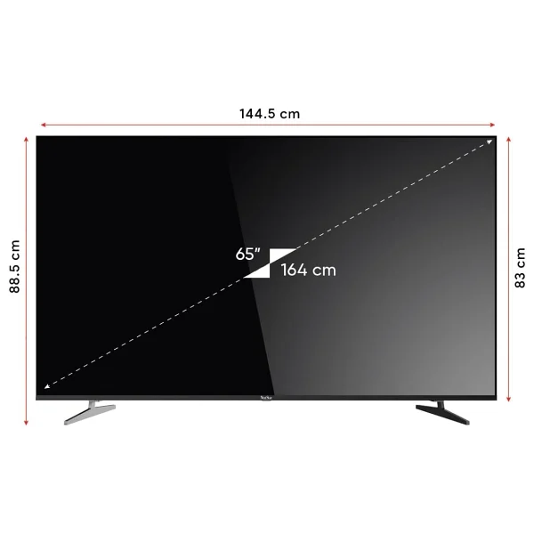 Nextstar Ye-65ıdwg11 4K Ultra HD 65" 165 Ekran Uydu Alıcılı Google Smart Mini LED TV - Görsel 4