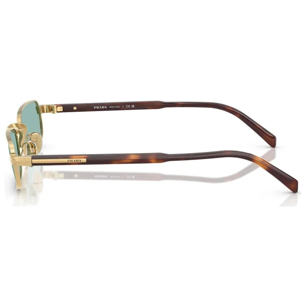 Prada Pr B54s 5ak40k Gold-Petrol Green Erkek Güneş Gözlüğü - Görsel 3