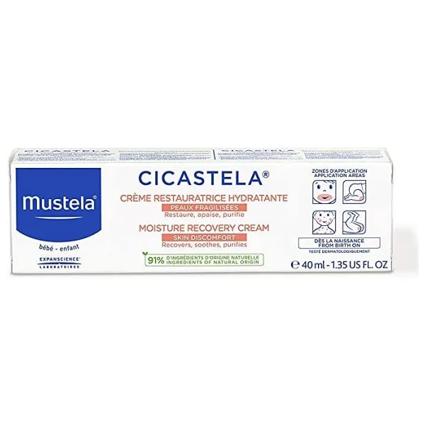 Mustela Cicastela 40 Ml Onarıcı Bebek Bakım Kremi - Görsel 2