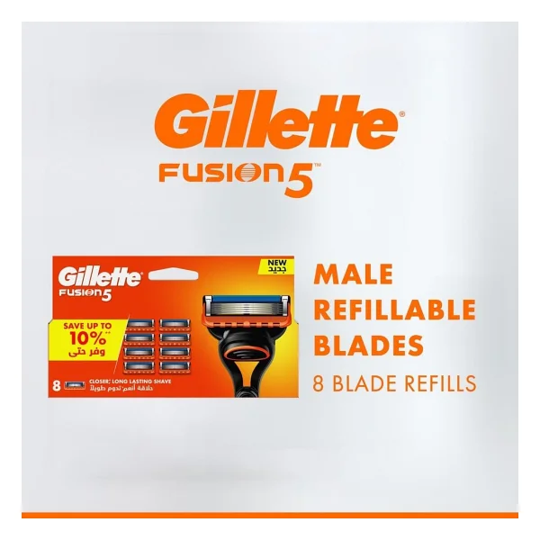 Gillette Fusion 5 8'li Yedek Tıraş Bıçağı - Görsel 2