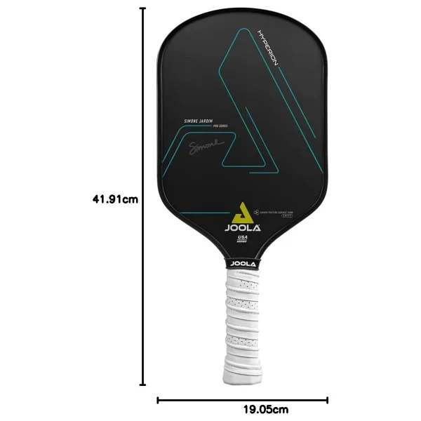 JOOLA Simone Jardim Hyperion CFS Hızlı Pickleball Küreği - USAPA Turnuva Oyunları için Onaylı - 14 mm Karbon Fiber Turşu Top Raketi - Yüksek Kum ve Döndürme ile Maksimum Hız - Görsel 7