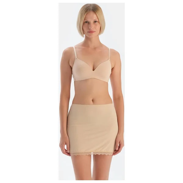Dagi Kadın 4015kc Mini Jupon, Örme, Ten, 2xl - Görsel 4