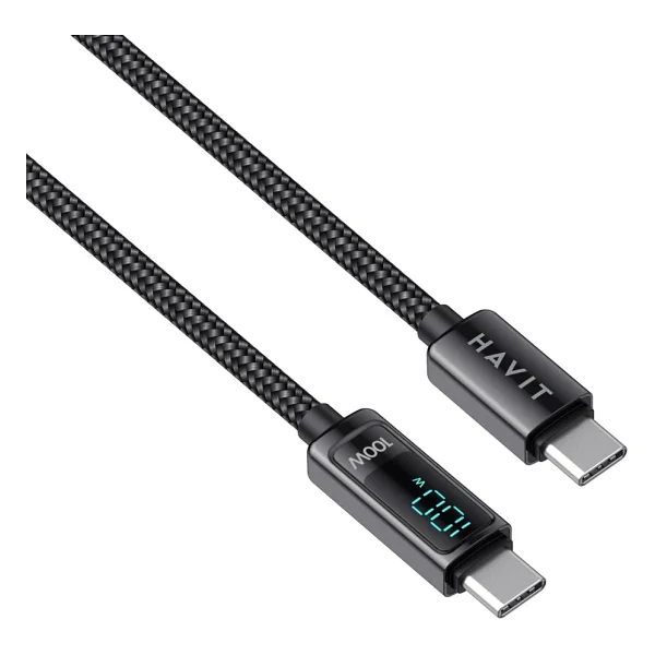 Havit Cb6247 Pd100w 2 M Type-C To Type-C Hızlı Şarj Kablosu - Görsel 2