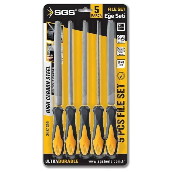 Sgs 1359 5 Parça Eğe Seti - Görsel 2