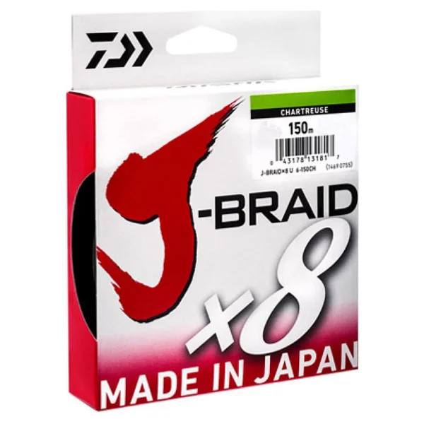 Daiwa J-Braid 8x 150 M 0.10 Mm 6 Kg Chartreuse İp Misina - Görsel 5