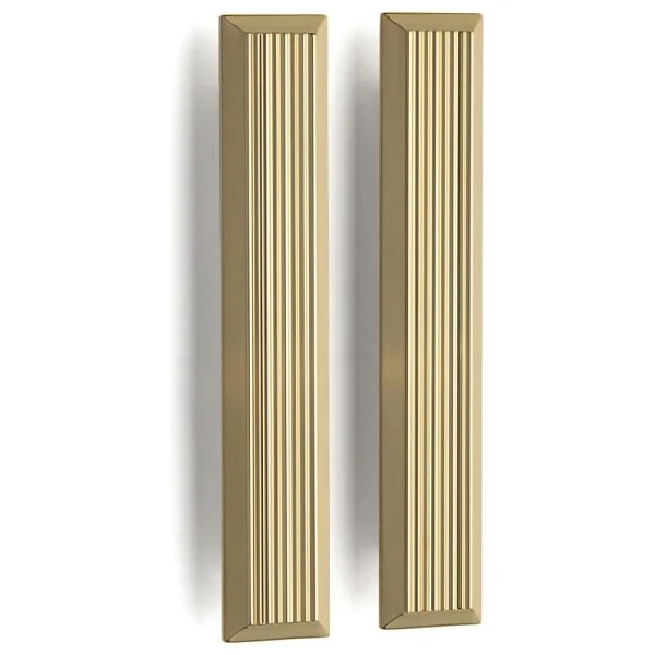 System 9012 Line-Çizgili Kulp Altın Renk Tek Adet 224 mm - Görsel 2