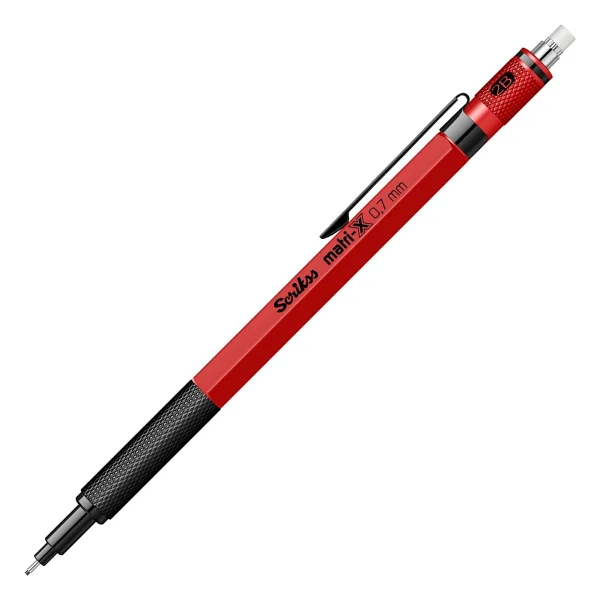 Scrikss Matri-X Kırmızı 0.7 Mm Versatil Uçlu Kalem - Görsel 5
