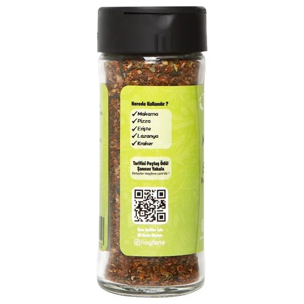 Hayfene Makarna & Pizza Baharatı Cam 40 Gr - Görsel 3