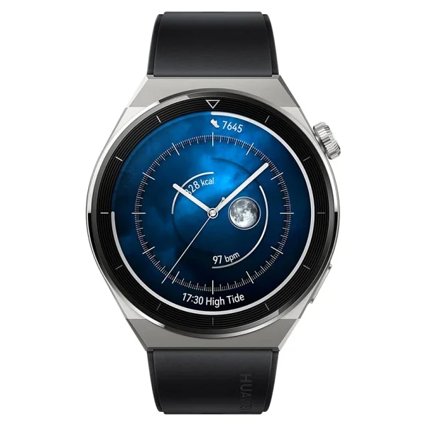 Huawei Watch Gt 3 Pro 46mm Titanyum Kasa Ve Siyah Kauçuk Kayış Akıllı Saat - Görsel 2