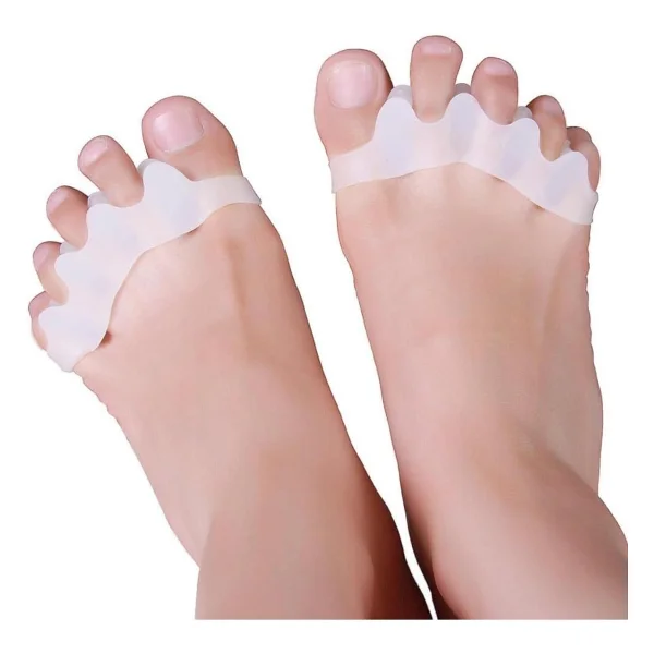 Ayak 5 Parmak Ayıran Makara Silikon Gece Ateli Bunyon Parmak Ayırıcı Koruyucu Halluks Valgus - Görsel 8