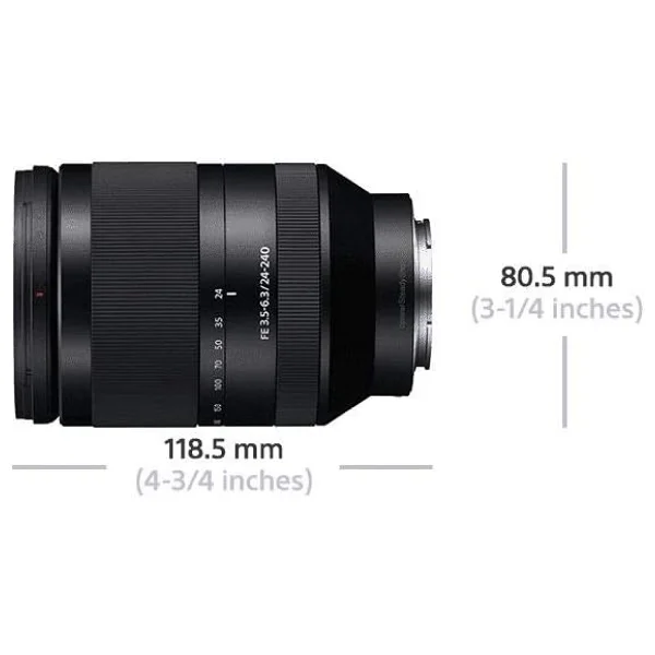 Sony Fe 24-240mm F/3.5-6.3 Oss Lens - Görsel 10