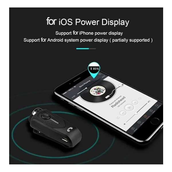 Fineblue F930 Makaralı Mikrofonlu Kulak İçi Bluetooth Kulaklık - Görsel 4