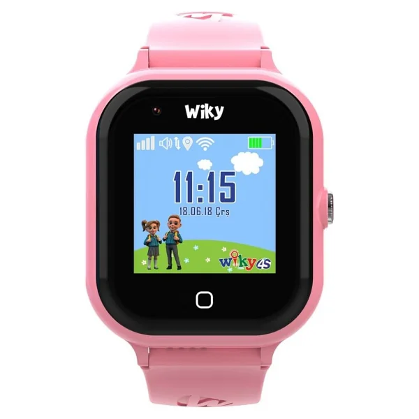 Wiky Watch 4s Pembe Akıllı Çocuk Saati - Görsel 7
