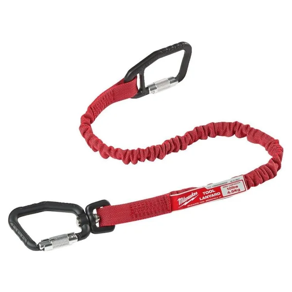 Milwaukee 4.5 kg Çift Karabinalı Şok Emici Lanyard - Görsel 2