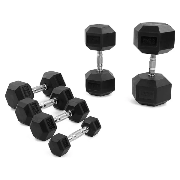 USR HX175 17.5 kg Hex Dambıl - Görsel 5