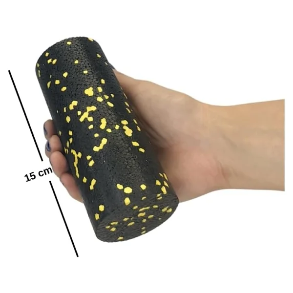 Actifoam 2'li Set Mini ve Mikro Foam Roller (Siyah + Sarı) - Görsel 4