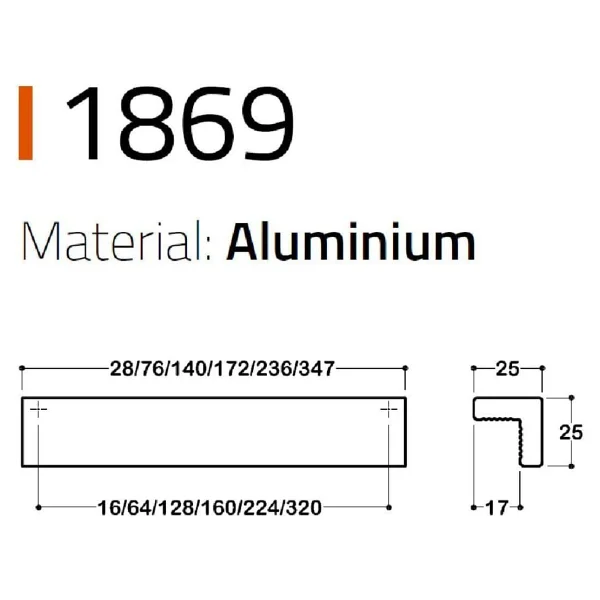 System Uzun Kulp Siyah Renk 832 mm - Görsel 3