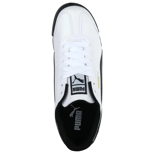 Puma Roma Basic 353572-04 Beyaz-Siyah Erkek Spor Ayakkabı - Görsel 3