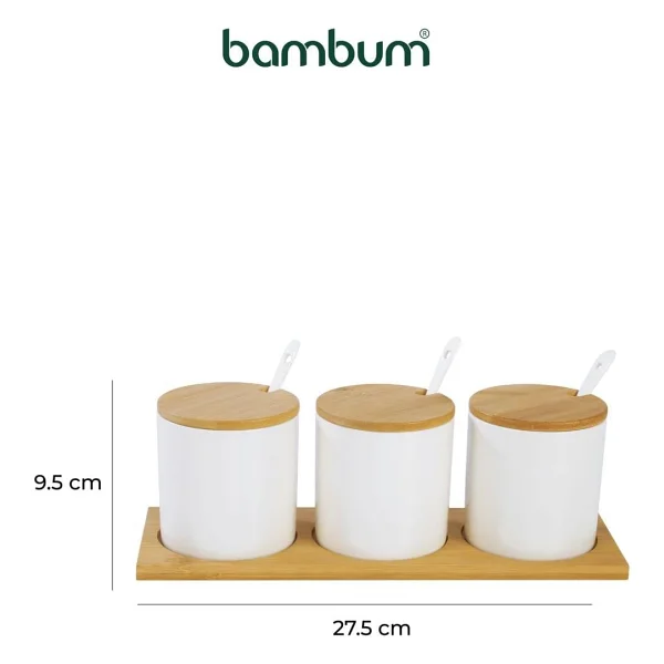 Bambum Flora 3'lü Baharat Takımı - Görsel 7