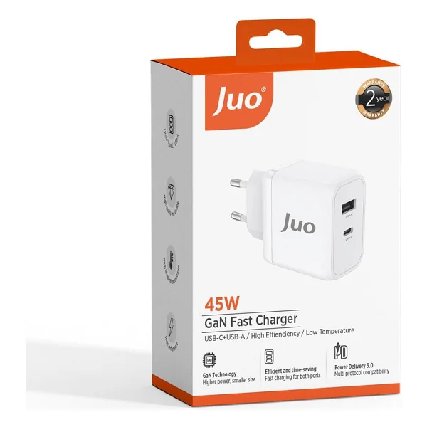 Juo G451c1a 45 W Hızlı Şarj Adaptörü - Görsel 7