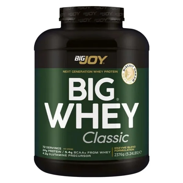 Bigjoy Bigwhey Classic 2376 Gr Bisküvi Aromalı Whey Protein Tozu - Görsel 2