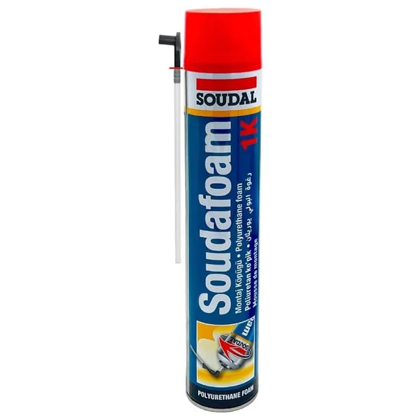 Soudal Soudafoam 1K Poliüretan Montaj Köpük 600 gr. - 12'li Paket - Görsel 3