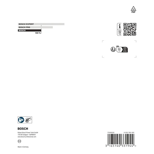 Bosch Pro taşlama diski için PEX 15 AE ve PEX 420 AE (Ø 150 mm, Yumuşak) - Görsel 3