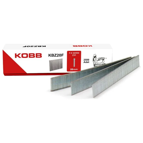 Kobb Kbz25f F/E/J/8 Serisi 25 Mm 2500 Adet Kesik Başlı Çivi - Görsel 8