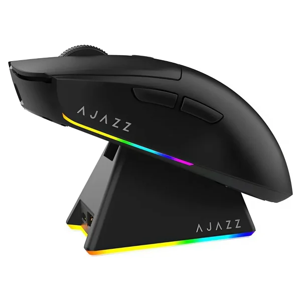 Ajazz Aj139 V2 MC Siyah Şarjlı Optik Kablolu/Kablosuz Oyuncu Mouse - Görsel 6