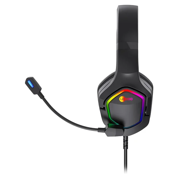 Lenovo Lecoo Ht403 RGB 3.5mm/USB Kablolu Kulak Üstü Oyuncu Kulaklığı - Görsel 7