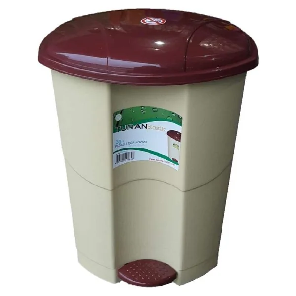 Smartware Pedallı Çöp Kovası 30 LT BEYAZ - Görsel 6