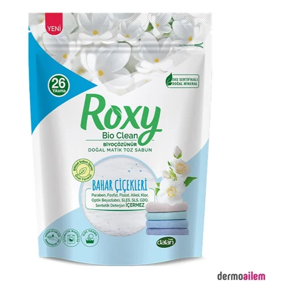 Dalan Roxy Bio Clean Lavanta Bahçesi Doğal Matik Toz Sabun 800 g - Görsel 2