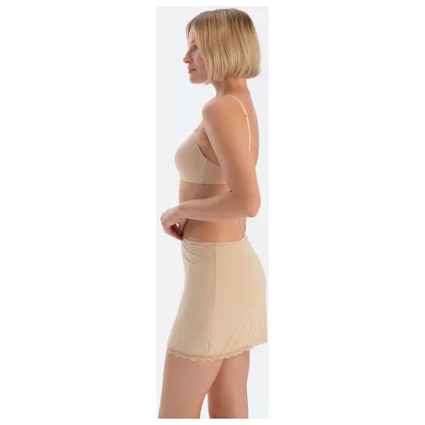 Dagi Kadın 4015kc Mini Jupon, Örme, Ten, 2xl - Görsel 3