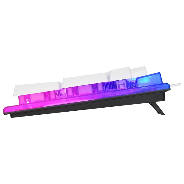 Everest Km-198 Luminax Beyaz Gökkuşağı Aydınlatmalı Q Gaming Oyuncu Klavye + Mouse Set - Görsel 5