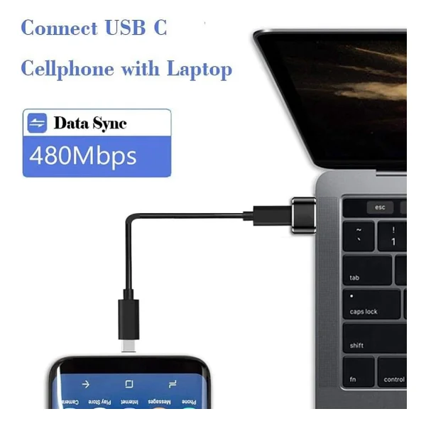 Alfais 4429 Siyah USB 3.0 To Type-C Dönüştürücü - Görsel 4