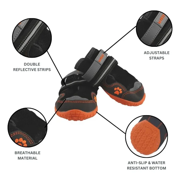 M-Pets Hiking 3 S-M Köpekler İçin Ayakkabı - Görsel 5