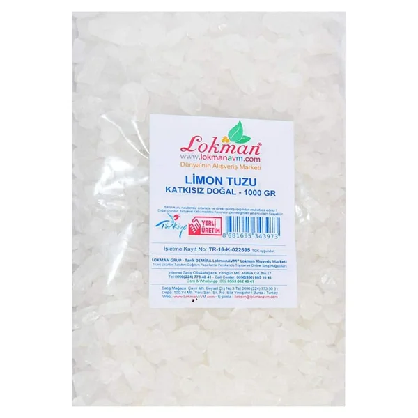 Limon Tuzu 1000 Gr Pkt - Görsel 2
