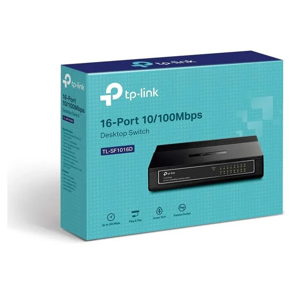 Tp-Link Tl-Sf1016d 16 Port 10/100 Mbps Switch - Görsel 4