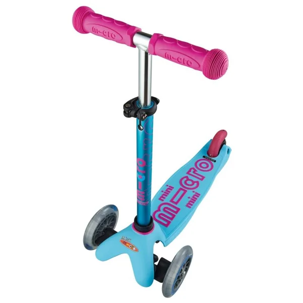 Micro Mini Deluxe MMD074 Turkuaz-Pembe 3 Tekerlekli Çocuk Scooter - Görsel 7