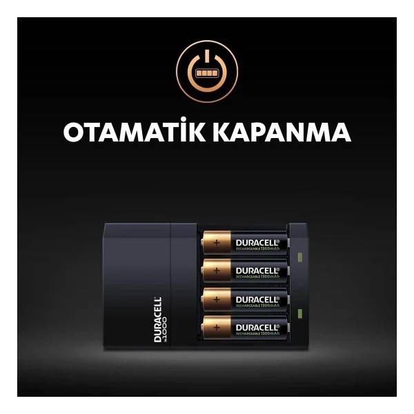 Duracell Cef 14 Şarj Aleti Ve Şarj Edilebilir Aaa 750mah 2 Pil - Görsel 7