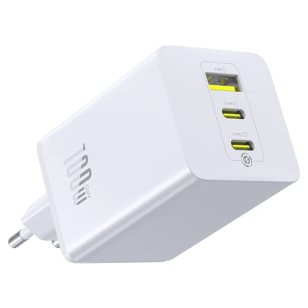 Baseus Enerfill Fe11 100 W Beyaz Hızlı Şarj Adaptörü - Görsel 7