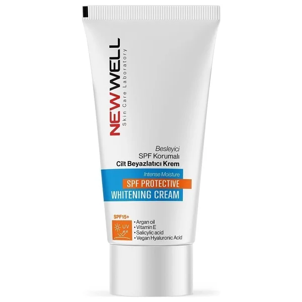 New Well Whitening Spf 15 Besleyici 50 Ml Beyazlatıcı Krem - Görsel 4